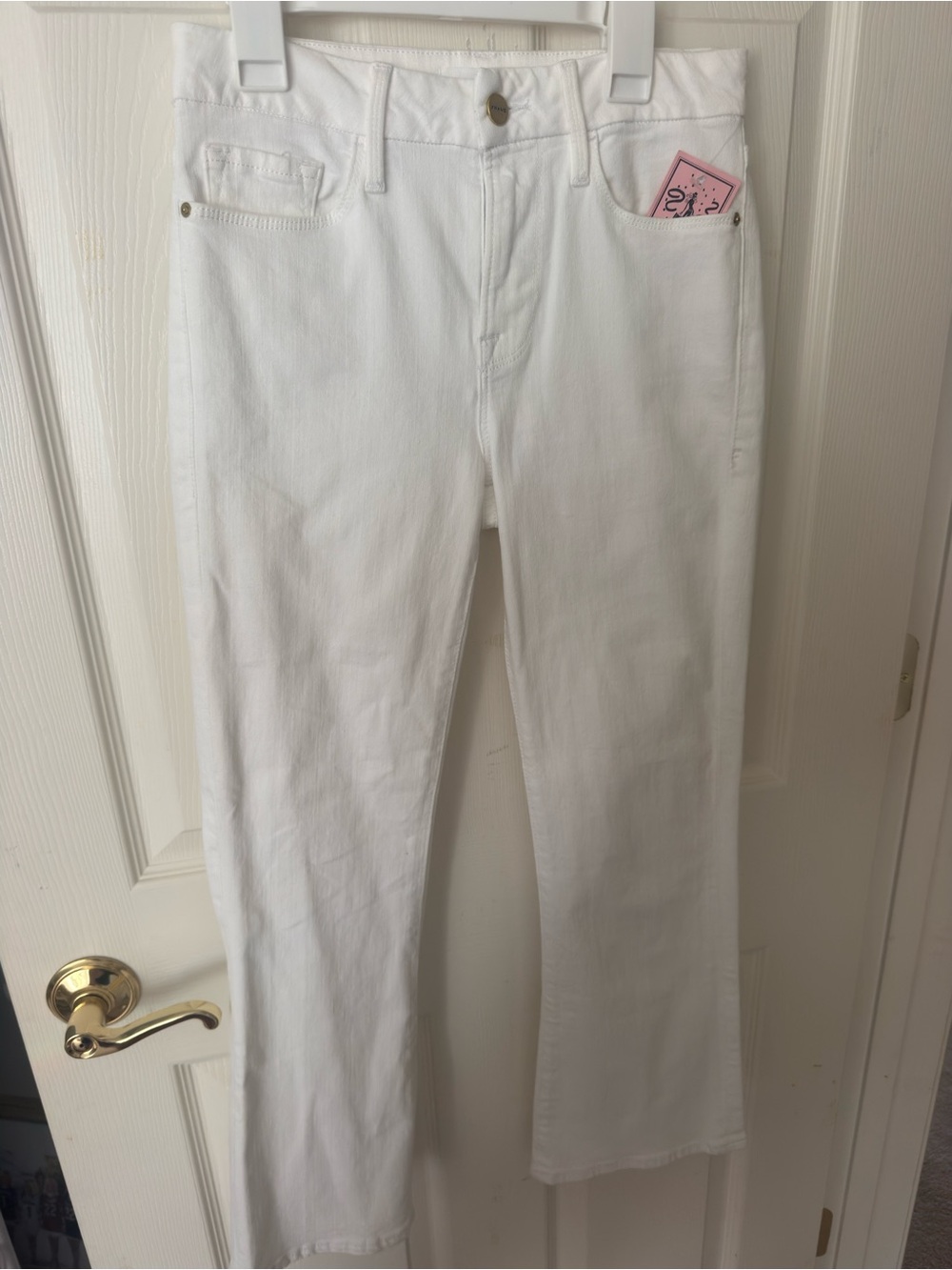 Frame White Jeans